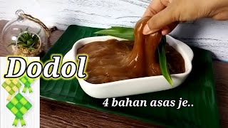 Cara buat Dodol dengan 4 bahan asas .. Mudah je !!