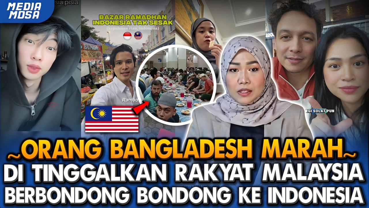 MALAYSIA HEBOH‼️Rayakan Ramadhan Di INDONESIA‼ DI 🇲🇾 Penuhi Pendatang BANGLADESH