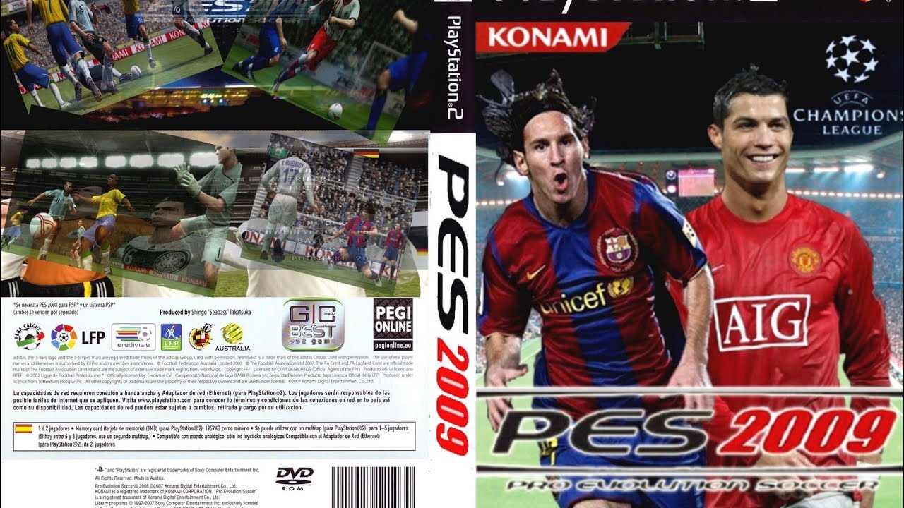 Pro Evolution Soccer 2009 (PES 2009) for Sony Playstation 2/PS2