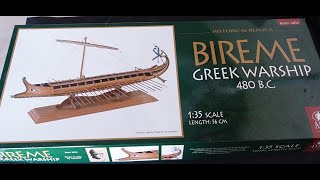 Bireme Model ship by Amati - HONEST REVIEW Unboxing