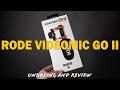 Rode VideoMic Go II - Unboxing - First Impressions and Review - Indoor and Outdoor Audio Samples
