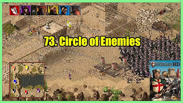 Stronghold Crusader HD - 73. Circle of Enemies | GAMEPLAY | ‘Warchest’ Trail