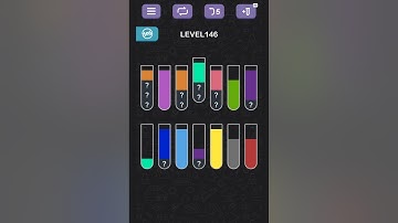 Water Sort Puzzle level 146#gameplay #mobilegame#subscribe