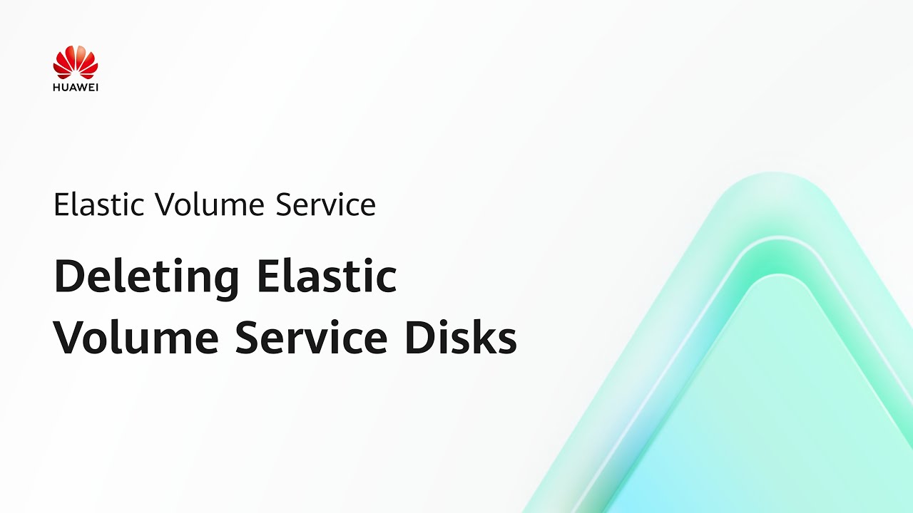 Elastic Volume Service (EVS): Deleting an EVS Disk | Step-by-Step Guides