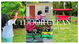 Extreme Summer Outdoor Clean + 5 Tips to Get it Done!