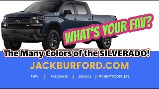 Colors of the 2020 Chevy Silverado