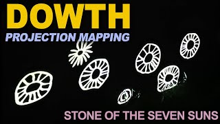 Dowth Stone of the Seven Suns Projection Mapping