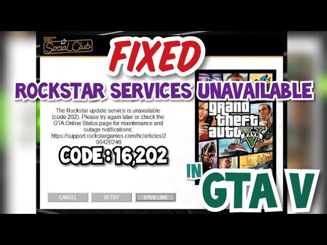 Fix: Social Club's “Rockstar Update Service is Unavailable (Code