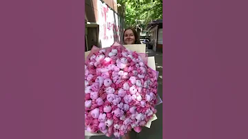 Купить букет 101 пион