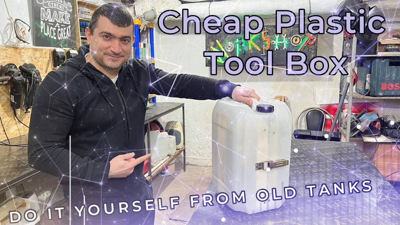 DIY Cheap Tool Box from Old Plastic Container