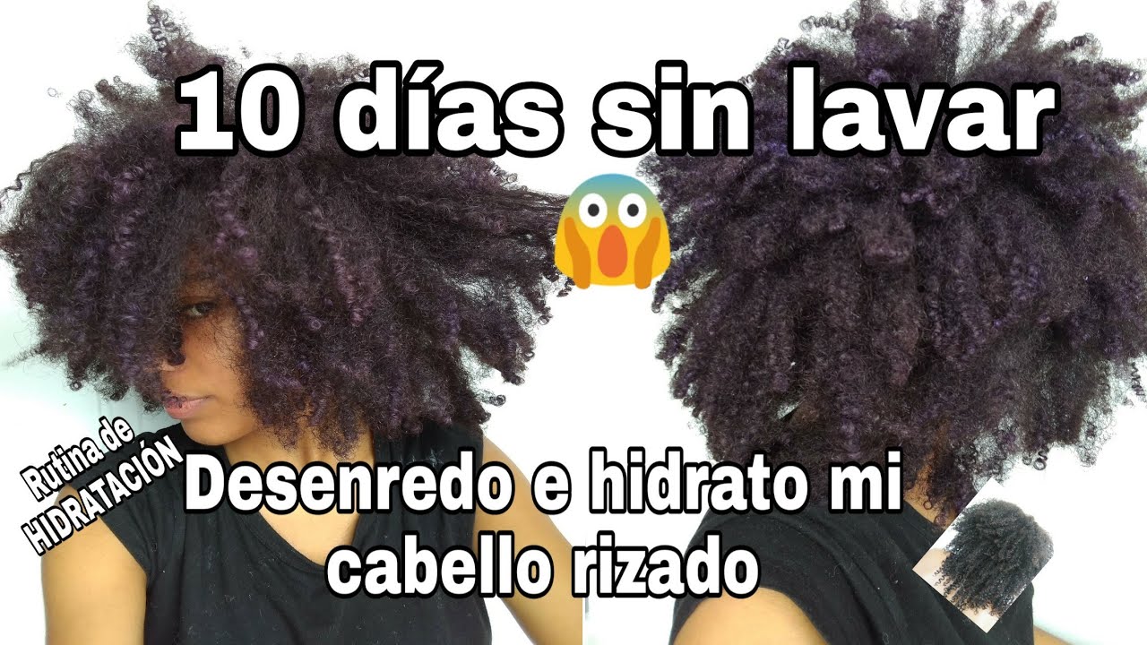 RUTINA DE HIDRATACIÓN PARA PELO AFRO RIZADO 💦 DESPUÉS DE