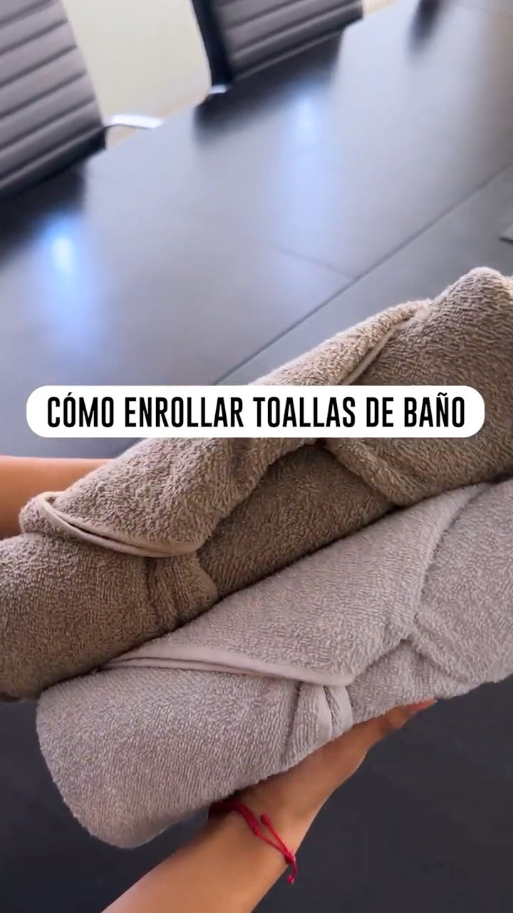 La manera perfecta para doblar tus toallas de baño
