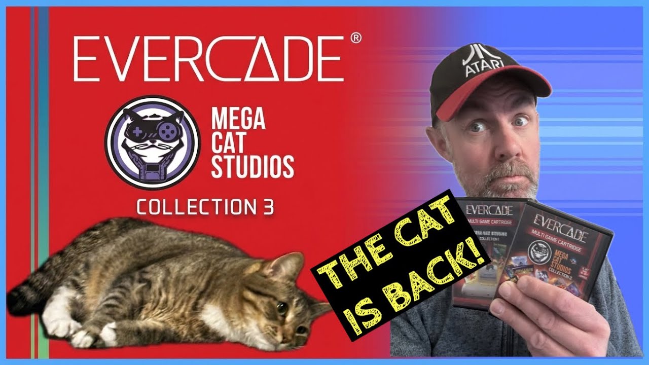 Mega Cat Studios Collection 3 скоро появится на Evercade!