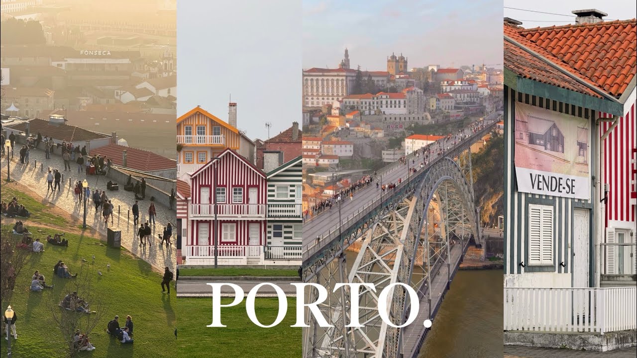 포르투갈🇵🇹 포르투 여행 Vlog ep.2 | 낭만적인 포르투 | 모루 정원보다 좋았던 곳 | 근교 줄무늬마을 코스타노바 아베이루까지