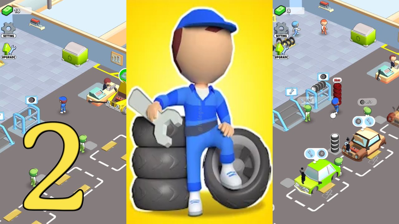 Busy Garage Gameplay Mobile Game Walkthrough All Levels Android Ios #2 ...