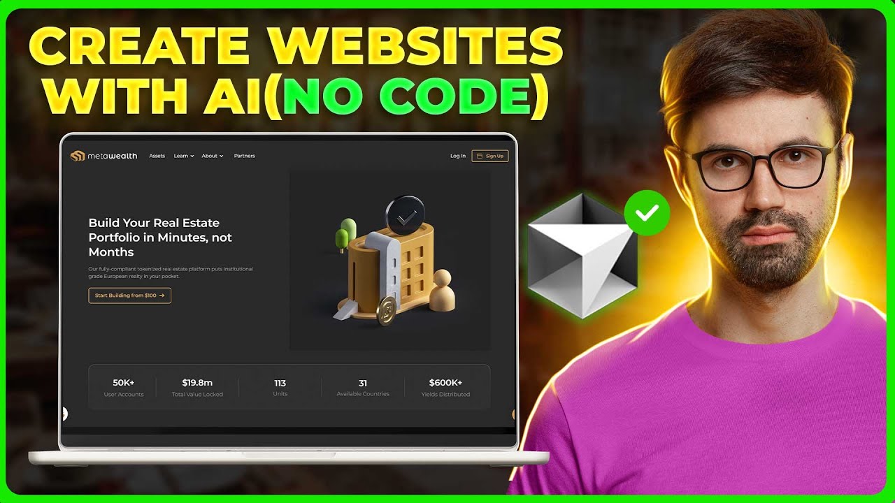 How To Build A $3529 Website In 51 Minutes (AI + No Code) - YouTube
