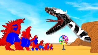 Rescue SPIDER GODZILLA & KONG From GIANT PYTHON - VENOM: Who Will Win?| Godzilla Cartoon Compilation by T - Cartoon 182,932 views 1 month ago 31 minutes