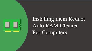 How To Install Mem Reduct | Best Free Ram Cleaner For Computers screenshot 5