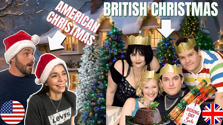 AMERICAN CHRISTMAS VS BRITISH CHRISTMAS AMERICANS REACT TO BRITISH HOLIDAY TRADITIONS