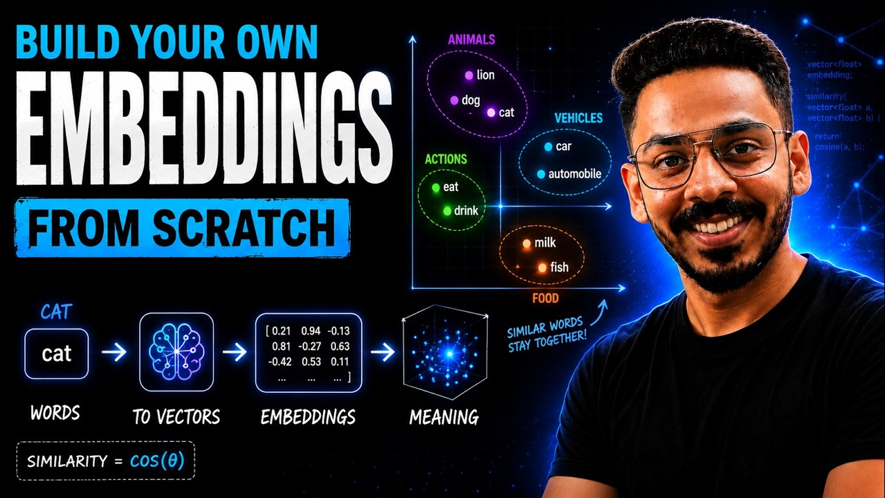Deep Dive into NLP: Building Custom Embeddings from Scratch