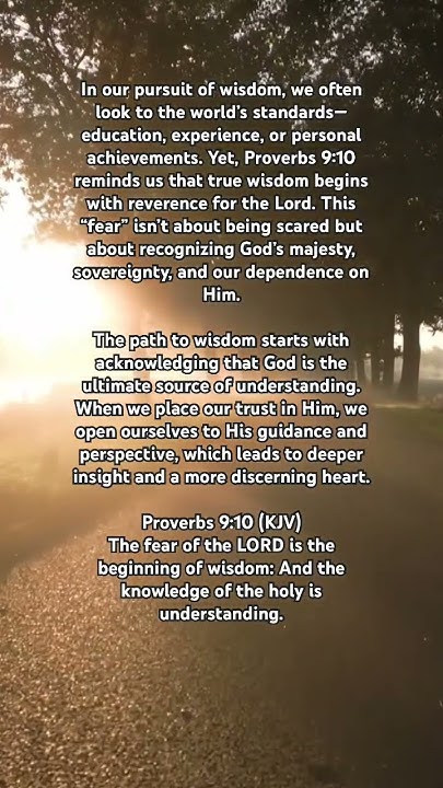 the-foundation-of-true-wisdom-proverbs-9-10-kjv-youtube