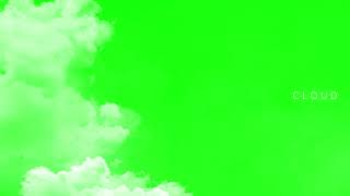 REAL CLOUDS OVERLAY 02 GREEN SCREEN