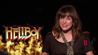 Milla Jovovich interview about Hellboy