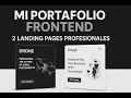 Landing Pages Frontend | Mi Portafolio Web para Clientes Internacionales