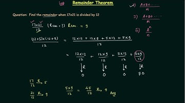 Remainder Theorem