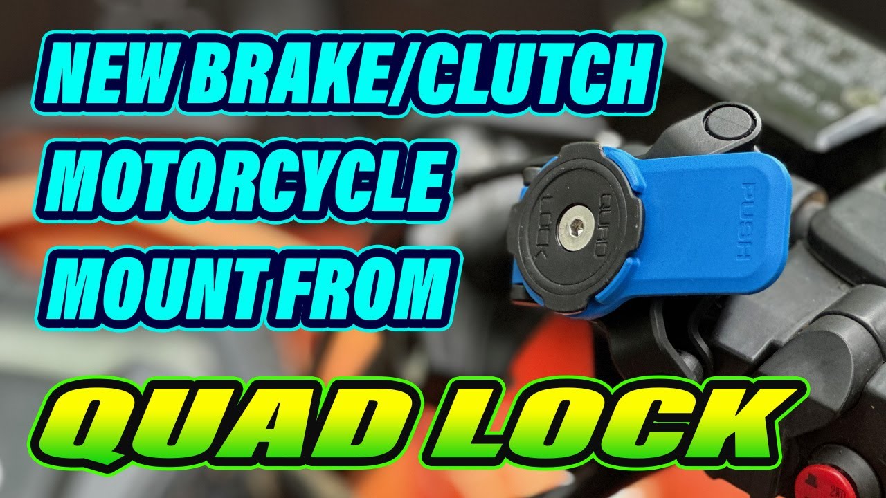Quad Lock's New Brake / Clutch Motorcycle Phone Mount. Unboxing