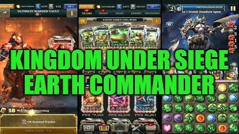 Legendary Game Of Heroes: Kingdom Under Siege Event Gameplay/Team Testing (Earth Commander)