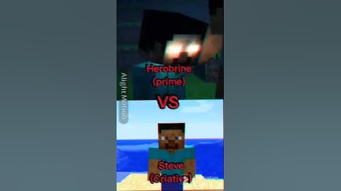 herobrine vs Steve Minecraft s #shorts #herobrine #nocheat #short them