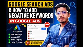 👉 Google Search Ads Tutorial 2026 | How to Add Negative Keywords in Google Ads | Save Ad Budget