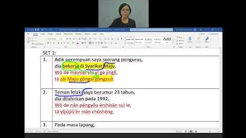 TMC401 MASTERING TRANSLATION (FANYI) SET 1 BY PM DR LOW HIANG LOON YES