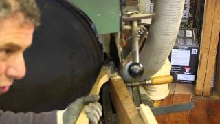 Northford Timber Framers: Crowning a Band Saw Tire George shows us how to crown a band saw tire. Don