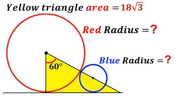 Can you find Radii of the circles? | (Trigonometry) | #math #maths | #geometry