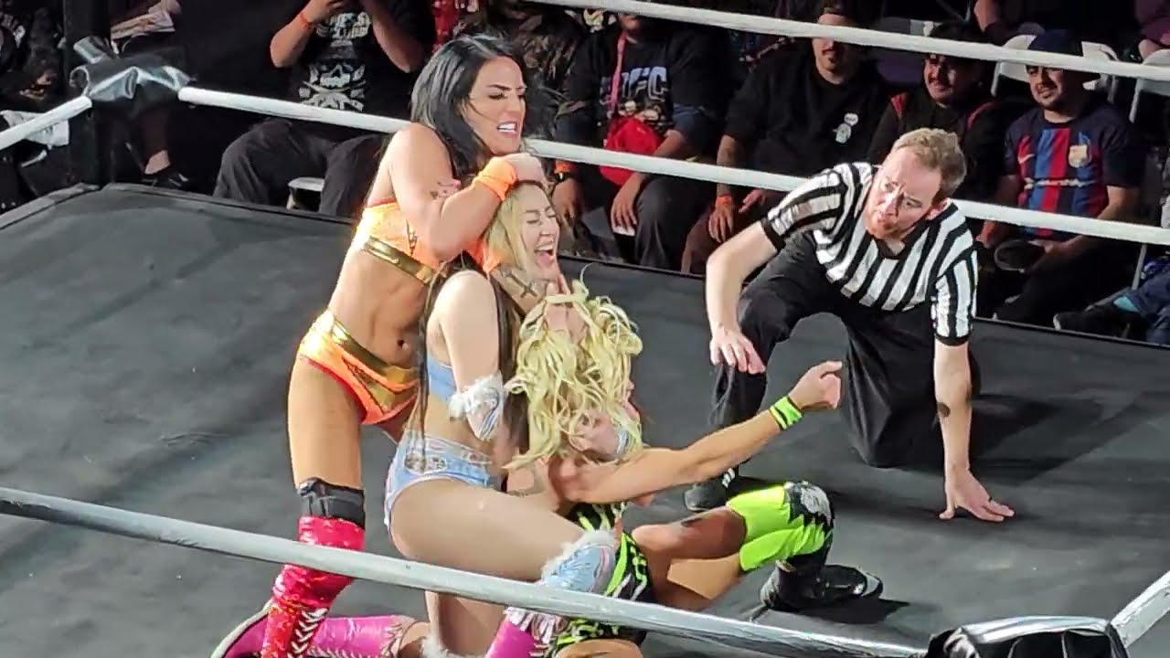 Tessa Blanchard vs Dani Mo vs Mighty Myra (Referee Chris Massie) (3.20.25)