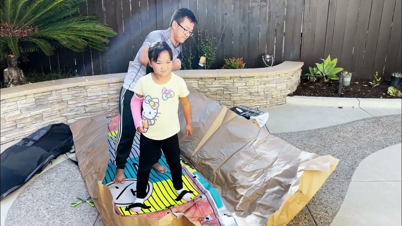 Hyperlite Inflatable stand up paddle board from Costco iSUP YouTube