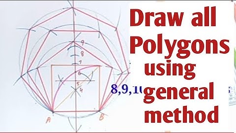 How to draw all polygons using general method ?