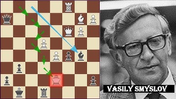 KING moving all over the chess board - Botvinnik vs Smyslov