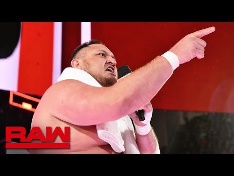 Samoa Joe confronts Roman Reigns: Raw, April 16, 2018