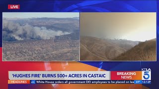 Mandatory evacuations, warnings ordered due to Hughes Fire: Here's how to find out if your area is i