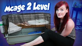 Mcage 2 Level Universal Small Animal Cage Unboxing Review | Munchie's Place