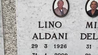 Tomba Lino Aldani (1926 - 2009) Il Più Grande Scrittore Di Fantascienza In Italia.san Cipriano Po (Pv)