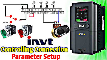 invt GD20 inverter Controlling connection | Parameter Setup | VFD Control & Parameter set