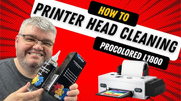 How to Clean Your ProColored L1800 DTF Printer Head Using Cleaning Solution