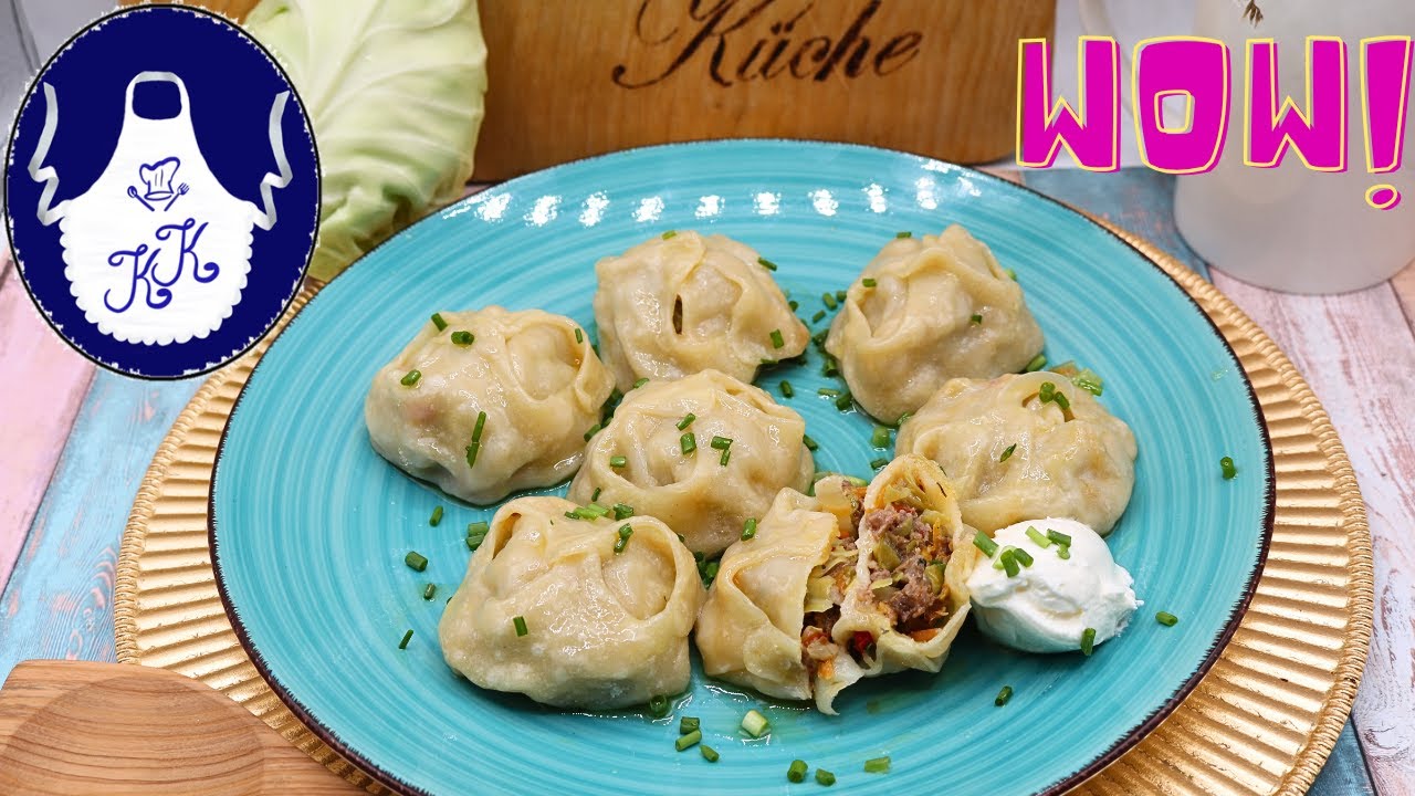 Gedämpfte Teigtaschen mit Wow-Effekt – Diese Füllung hast du noch nie probiert! 😊