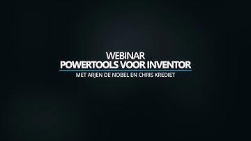 Webinar: PowerTools voor Inventor