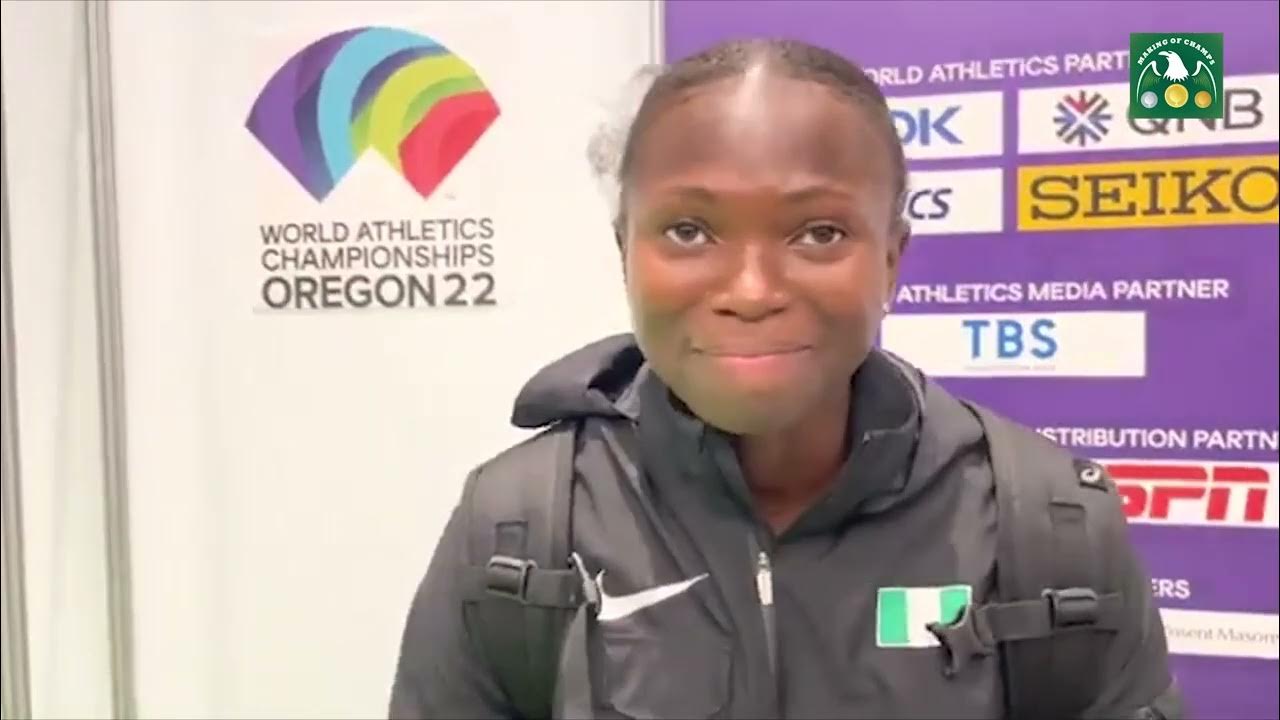 Ese Brume Bags World Athletics Championship Long Jump Silver - OloriSuperGal