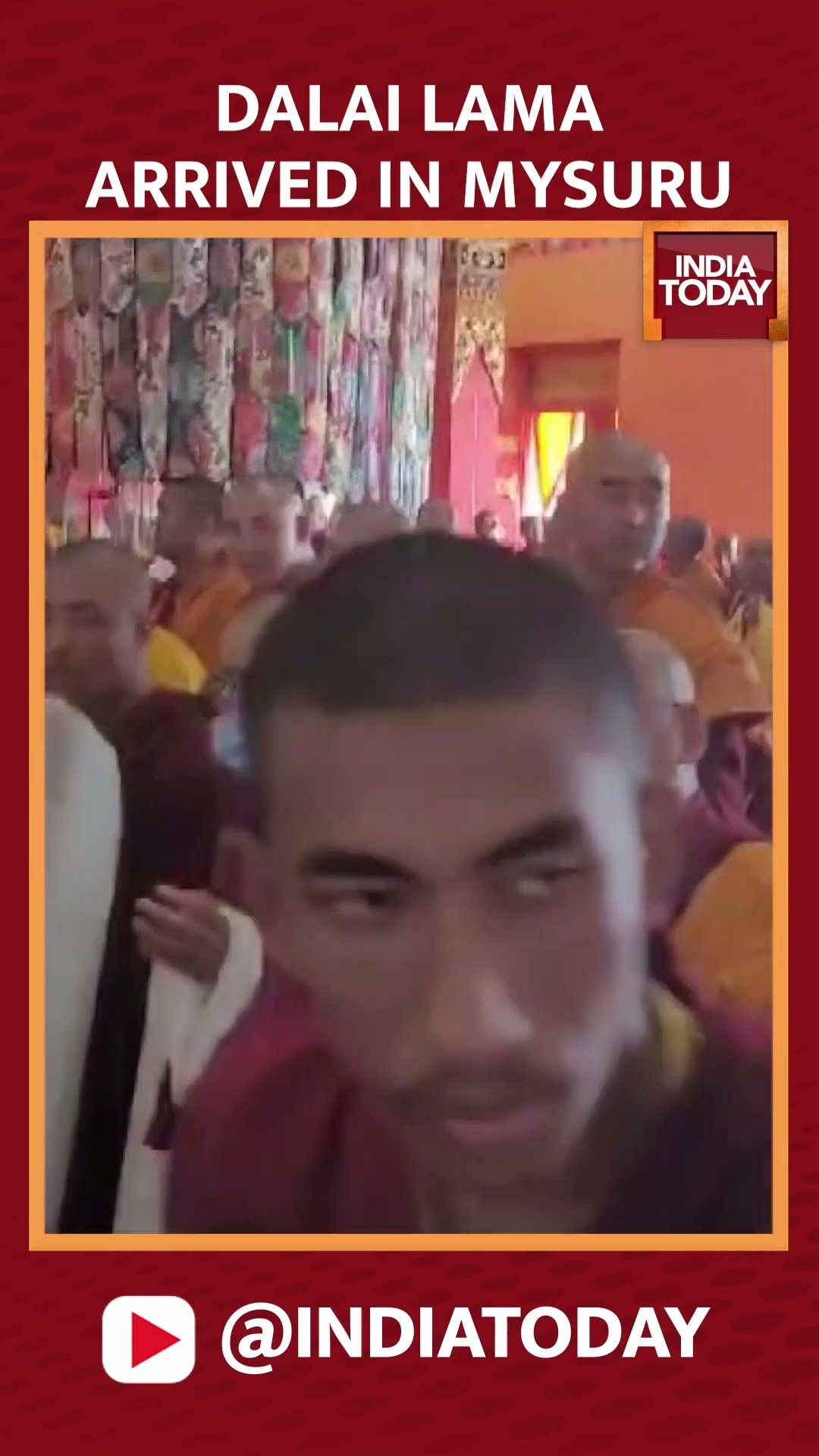 Dalai Lama Arrives At Bylakuppe, Mysore | India Today
